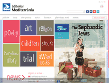 Tablet Screenshot of editorialmediterrania.com
